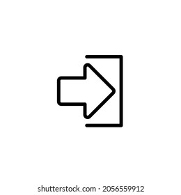 Sign in icon. Vector illustration for graphic design, Web, UI, app.