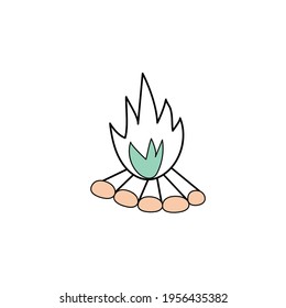 sign icon vector line art
