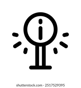 Icono de la línea del Vector para su Sitio web, móvil, presentación, y diseño del logotipo.