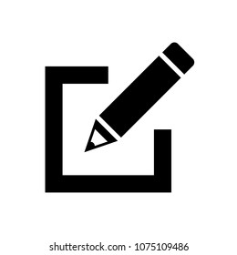 sign up Icon vector. Simple flat symbol. Perfect Black pictogram illustration on white background.