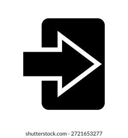 Sign In Icon Vector Symbol Design Illustration