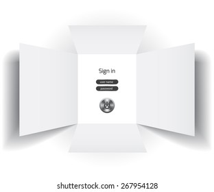 Sign in, form login and password