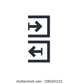 Sign in, sign out, login and logout icon