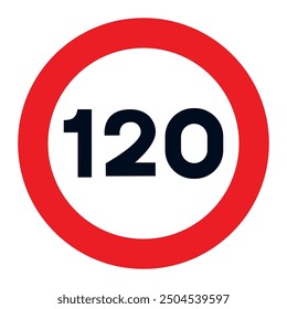 The sign indicates that it is prohibited to drive a vehicle faster than the speed indicated on the sign