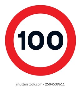 La señal indica que está prohibido conducir un vehículo más rápido que la velocidad indicada en la señal