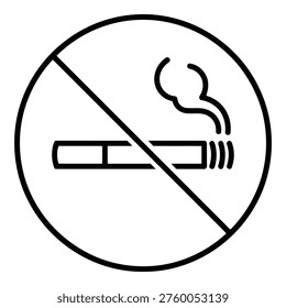 A sign indicating no smoking allowed
