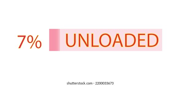 A sign of inefficiency, or a discharged level. Vector graphics.