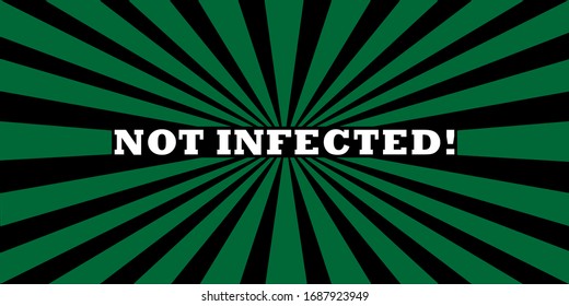 The sign is Infected/not infected in the vector. The sign will be very relevant during the rampant virus pandemic
