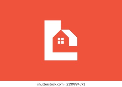 Sign L house logo Design. Letter L home logo design vector. Abstract logo design for real estate company business.