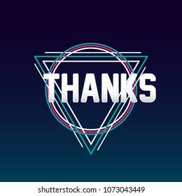 sign or label with triangle background for greeting card or poster event and holidays