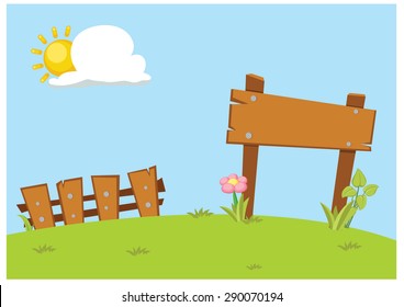sign and landscape 1