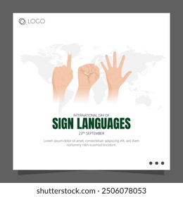 Sign Language Day, celebrated annually on September 23rd, raises awareness about the importance of sign languages