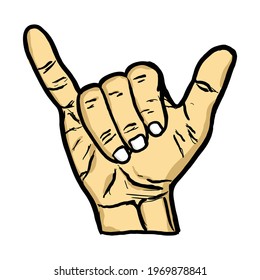 Sign Language Finger Hand Vector 