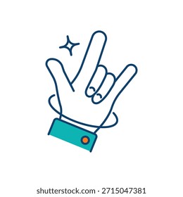 Sign Language Icon vector stock illustration