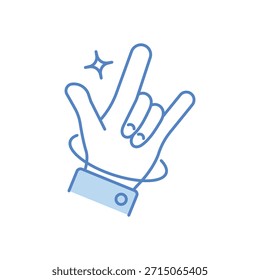 Sign Language Icon vector stock illustration