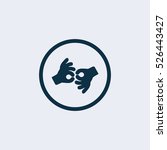 Sign language icon,.disabled icon, Web Application Icons, Accessibility Icons,signing icon,vector
