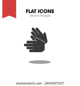Sign language icon,.disabled icon, Web Application Icons, Accessibility Icons,signing icon,vector
