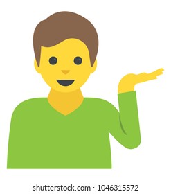 Sign Language, Man Tipping Hand Emoji 