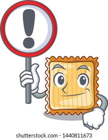 With sign lasagne is put on character pan