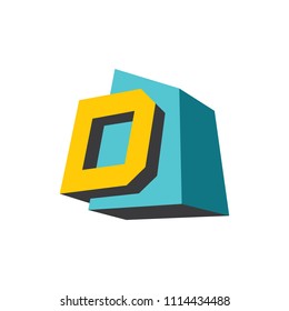 Sign of the letter D