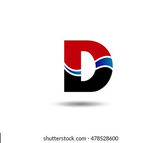 Sign of the letter D Branding Identity Corporate logo design
