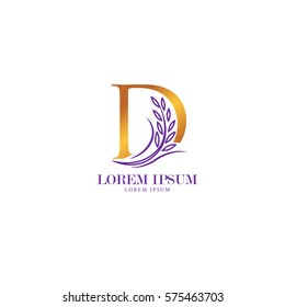 Sign the letter D Branding Identity Corporate vector logo design template