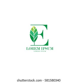 Sign the letter E Branding Identity Corporate vector logo design template