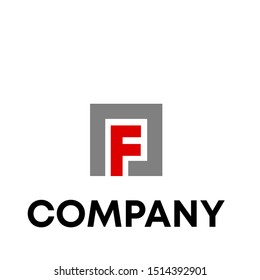 Sign the letter F Branding Identity Corporate vector logo template on a white background