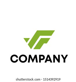 Sign the letter F Branding Identity Corporate vector logo template on a white background