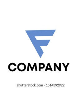 Sign the letter F Branding Identity Corporate vector logo template on a white background