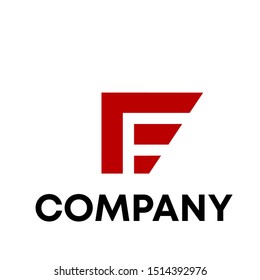 Sign the letter F Branding Identity Corporate vector logo template on a white background