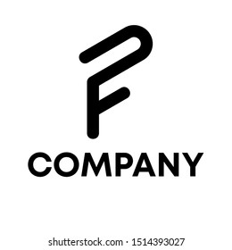 Sign the letter F Branding Identity Corporate vector logo template on a white background