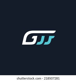 Sign the letter G and W Branding Identity Corporate vector logo design template Isolated on a dark background