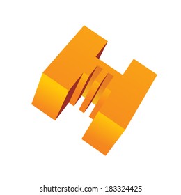 Sign of the letter H Branding Identity Corporate vector logo design template Isolated on a white background