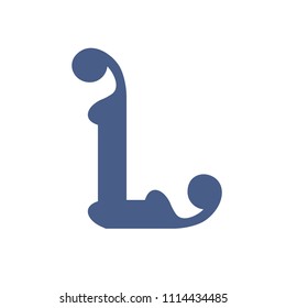 Sign of the letter L