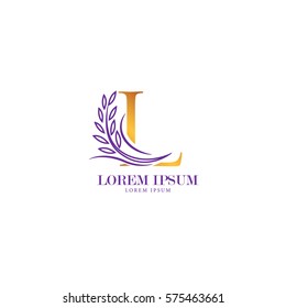 Sign the letter L Branding Identity Corporate vector logo design template