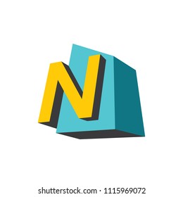 Sign of the letter N