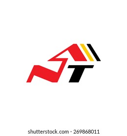 Sign of the letter N and T. Vector Illustration.
Branding Identity Corporate vector logo design template Isolated on a white background