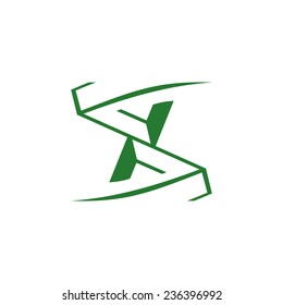 Sign Of The Letter S And X Branding Identity Corporate Vector Logo Design Template Isolated On A White Background