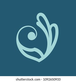 Sign of the letter V