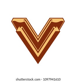Sign of the letter V