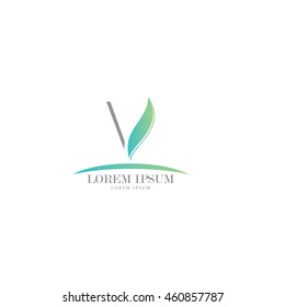 Sign the letter V Branding Identity Corporate vector logo design template