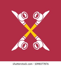 Sign of the letter X