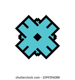 Sign of the letter X