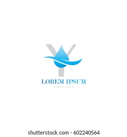 Sign the letter Y Branding Identity Corporate vector logo design template