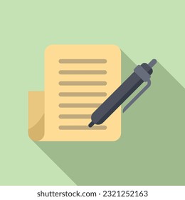 Firmar el vector plano del icono de responsabilidad. Financiar dinero. Lesiones traumáticas
