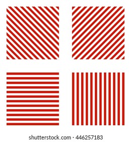 Sign limiting the size, red stripes on the diagonal of horizontal, vertical pattern, vector for print or website design