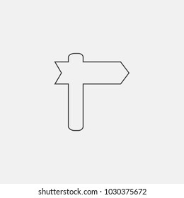 sign line icon vector illustration. christ line icon vector.
