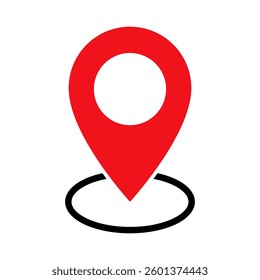 Sign location, Map Pin, Illustration vector