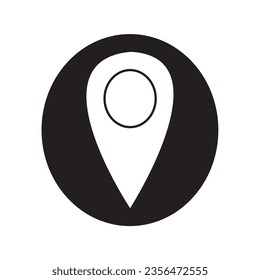 signo de ubicación en formato vector